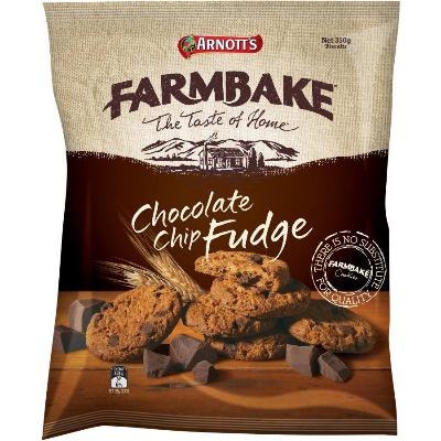 Arnotts Farmbake Cookies Choc Chip Fudge