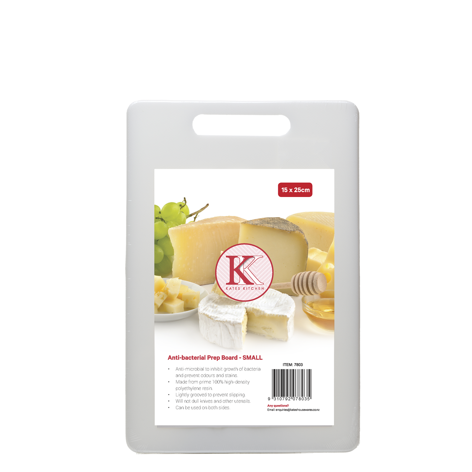 Kates Cutting Board Antibacterial 24.5x15cm