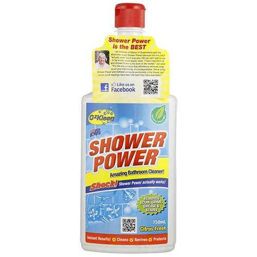 OzKleen Shower Power Citrus Fresh Bathroom Cleaner Squeeze Bottle 750ml