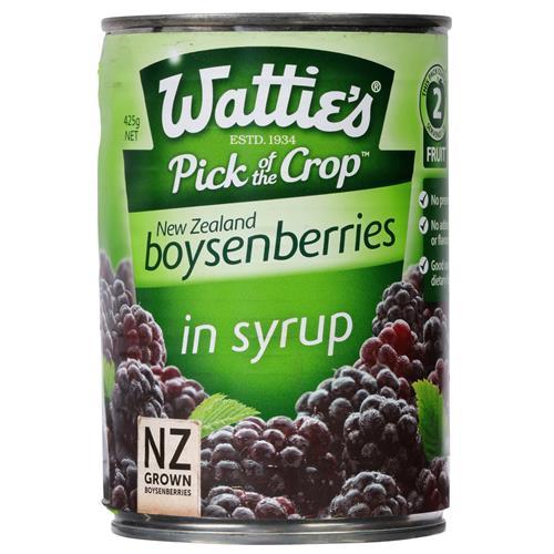 Watties Boysenberries In Syrup 425g