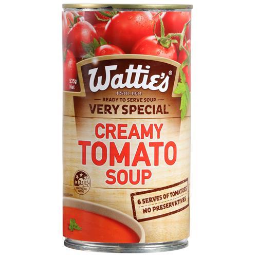 Watties Very Special Canned Soup Creamy Tomato 535g