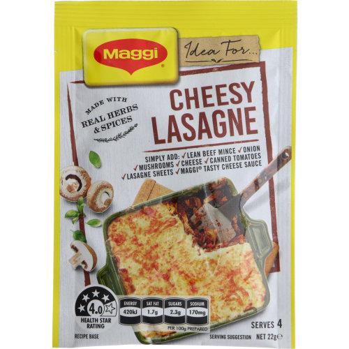 Maggi Cheesy Lasagne Recipe Base 22g