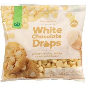 CD Chocolate Drops White 200g