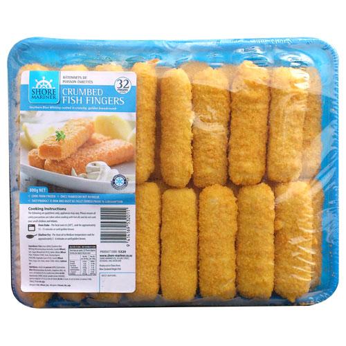 Shore Mariner Crumbed Fish Fingers 32pk 800g