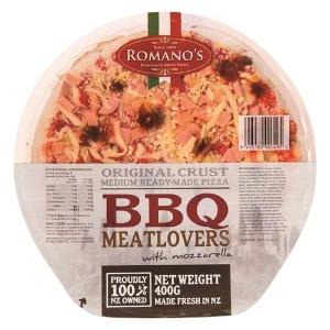 Romano's BBQ Meatlovers Pizza - 400g