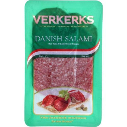 Verkerks Danish Salami 100gm