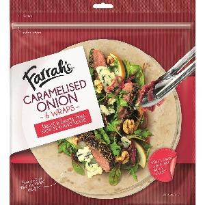 Farrah's Wraps Caramelised Onion 6pk