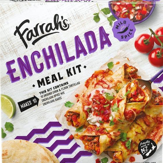 Farrah's Enchilada Meal Kit 10pk 390g