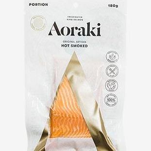 Aoraki Hot Smoked Salmon Portion 180g - Original