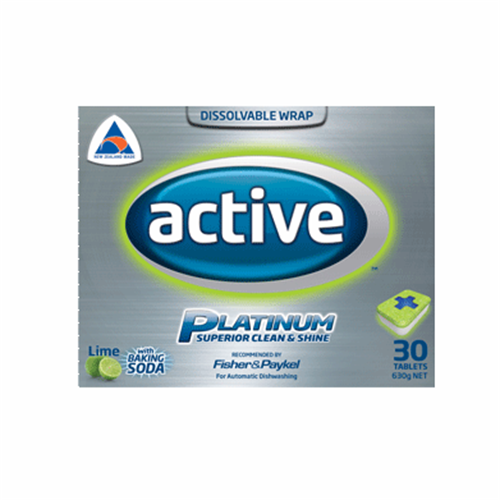 Active Tablets Dissolvable Wrap - Lime / Baking Soda 30s