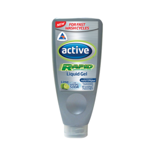 Active Automatic Dishwasher Rapid Gel Lime B/Soda 750ml