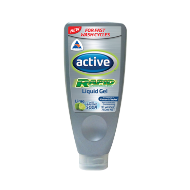 Active Automatic Dishwasher Rapid Gel Lime B/Soda 750ml