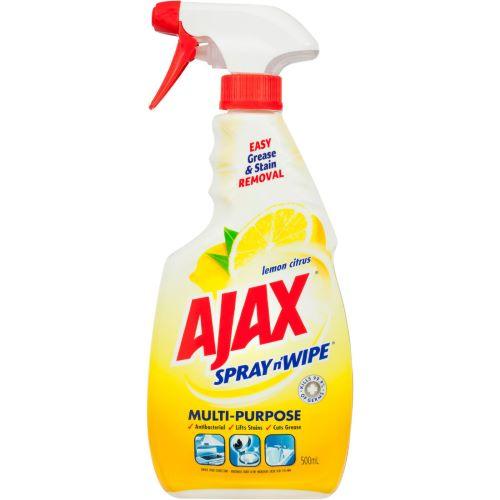 Ajax Spray n Wipe Lemon Citrus Multi Purpose Trigger 500ml