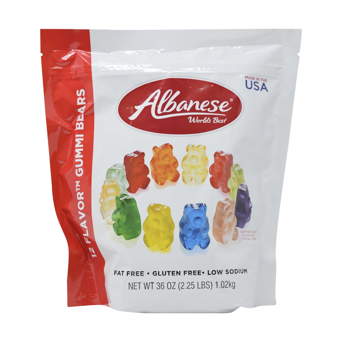 Albanese 12 Flavors Gummi Bears 27 oz