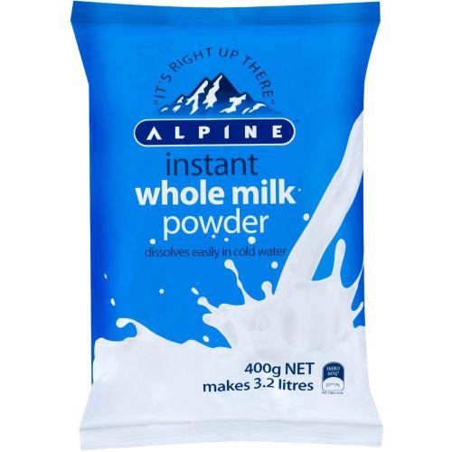 Alpine Whole Milk Powder 400g