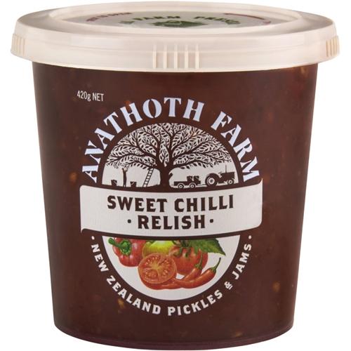 Anathoths Sweet Chilli Relish 620g