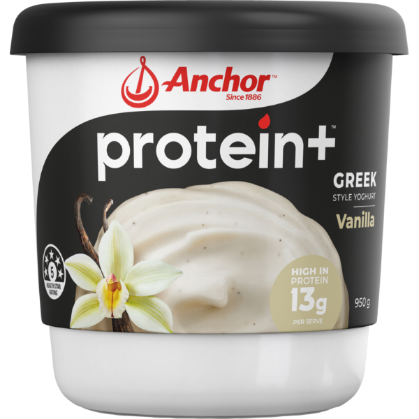 Anchor Protein Plus Yoghurt Vanilla Bean 950g