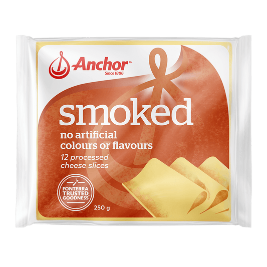 Anchor Cheese Slices Smoked 250g