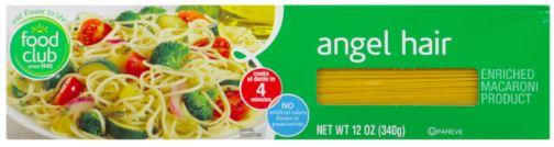 Food Club Angel Hair 12oz