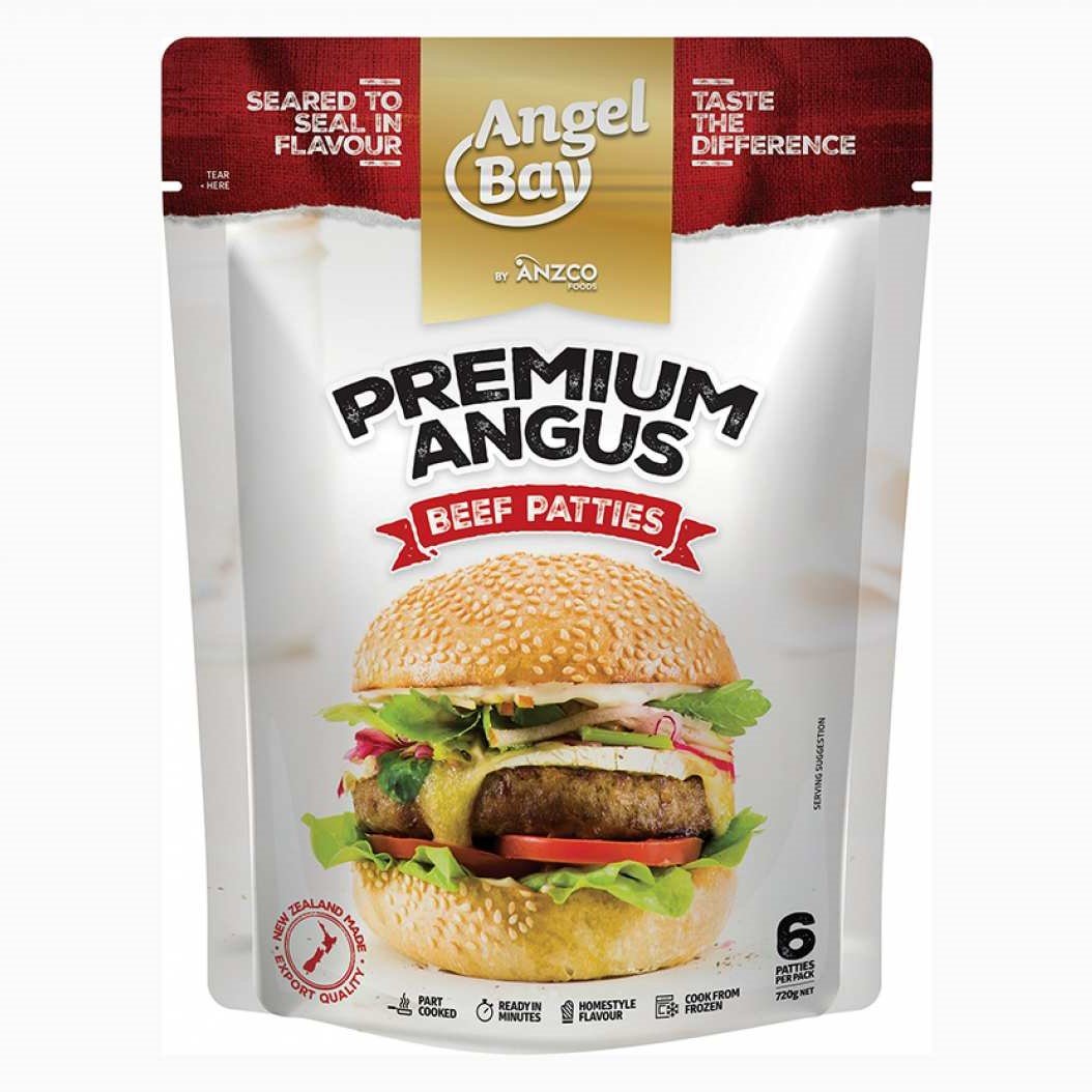 Angel Bay Beef Patties - 4pk