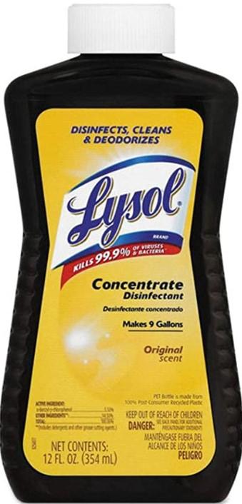 Lysol Concentrate Disinfectant, 12 fl oz