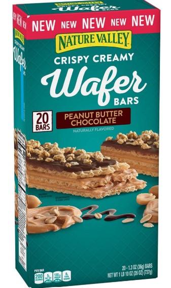 Nature Valley Crispy Creamy Wafer Bars Peanut Butter Chocolate