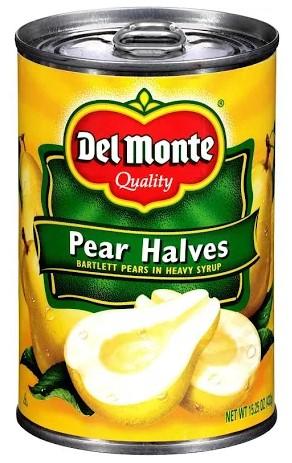 Del Monte Sliced Pears 15.25oz