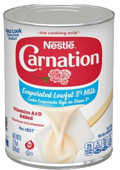 Nestle Carnation Evaporated Lowfat 2% Milk - 12 fl oz