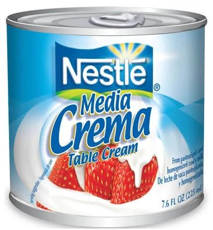 Nestle Media Crema Table Milk  7.6 oz