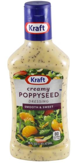 Kraft Creamy Poppyseed Dressing 16oz