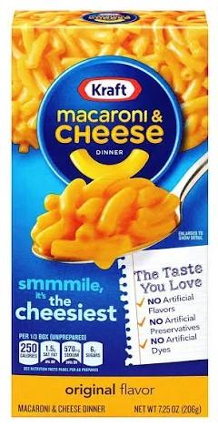 Kraft Mac & Cheese Box
