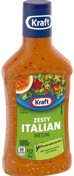 Kraft Zesty Italian Dressing 16fl oz