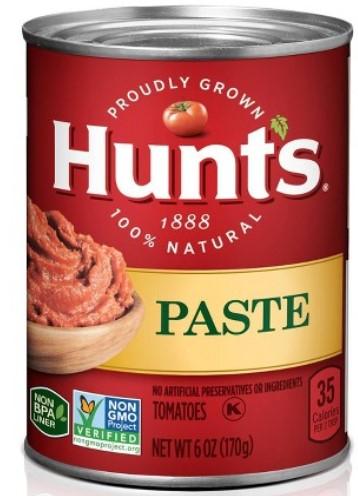 Hunt's 100 % Natural Tomato Paste 6oz