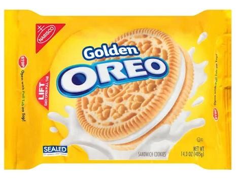 Nabisco Oreo Golden Sandwich Cookies