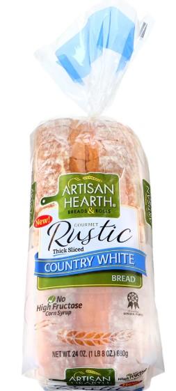 Artisan Hearth Gourmet Rustic Country White Bread