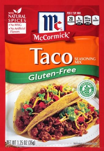 McCormick Gluten Free Taco Seasoning Mix