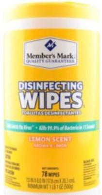 Member's Mark Disinfecting Wipes