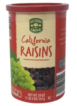 Southern Grove California Raisins, 20 oz