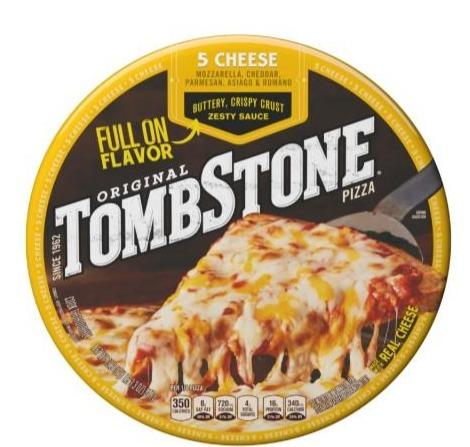 Tombstone Original 5 Cheese Frozen Pizza Full on Flavor- 19.3 oz