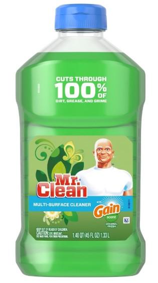 Mr. Clean with Gain Original Scent Multi-Surface Cleaner , 45 fl oz