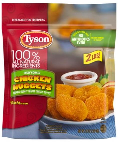 Tyson Fully Cooked Chicken Nuggets 2lb