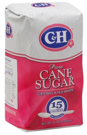 C & H Cane Granulated White Sugar 10lb