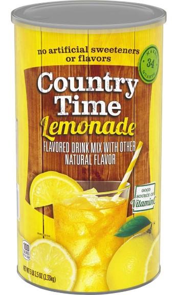 Country Time Lemonade Drink Mix - 5 lb 2.5 oz