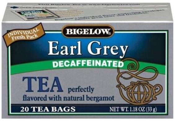 Bigelow Earl Grey Decaffeinated Black Tea 1.18oz