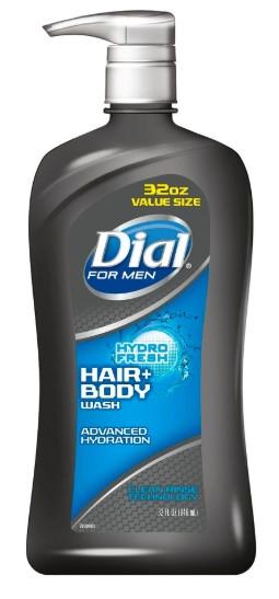 Dial For Men Hydro Fresh Hair + Body Wash - 32 fl oz