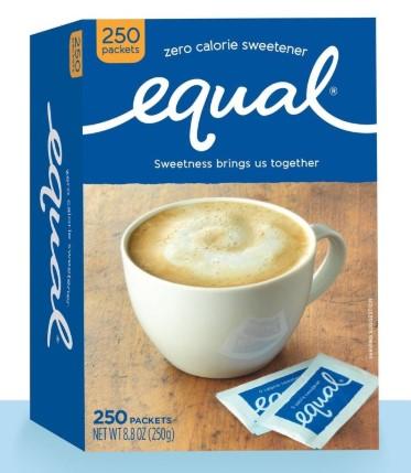 EQUAL 0 Calorie Sweetener, Sugar Substitute, Zero Calorie Sugar Alternative Sweetener Packets, Sugar Alternative 250ct