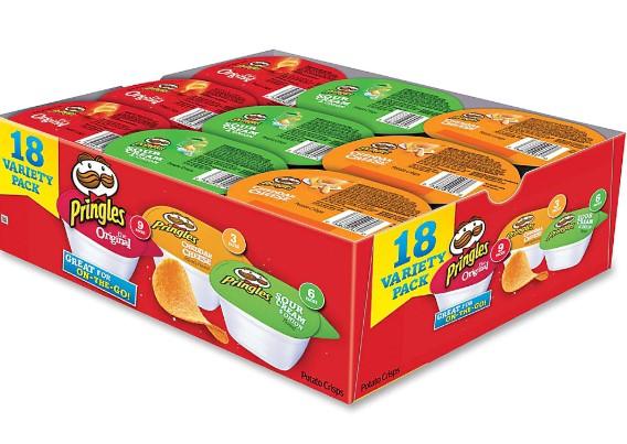 Pringles Snack Stacks Variety Pack Potato Crisps 18ct