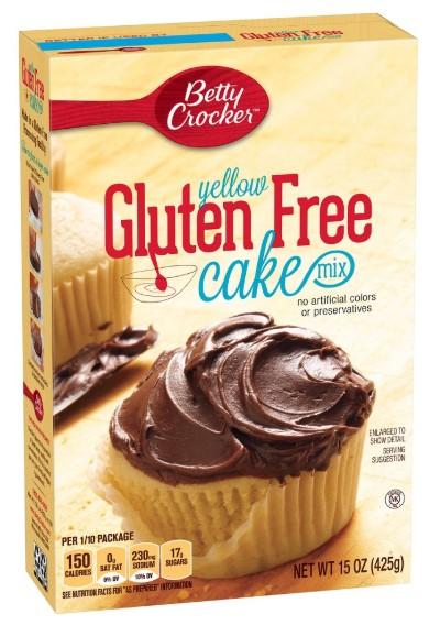 Betty Crocker Yellow Gluten Free Cake Mix, 15 oz