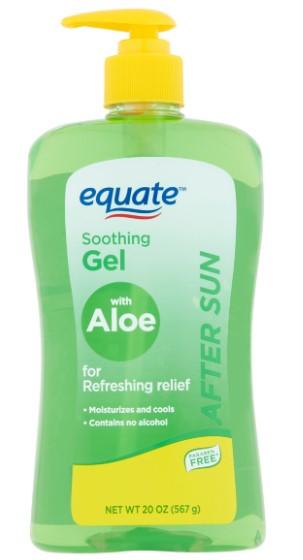 Equate After Sun Soothing Gel with Aloe, 20 oz