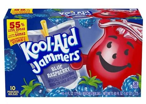 Kool - Aid Jammers Blue Raspberry 10 Pouches